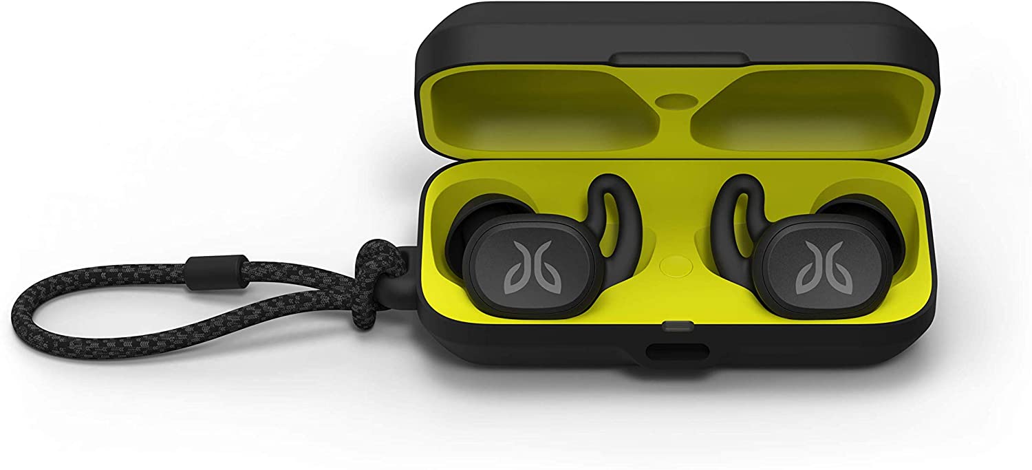 Auriculares deportivos inalámbricos Bluetooth Jaybird negros con estuche cargador